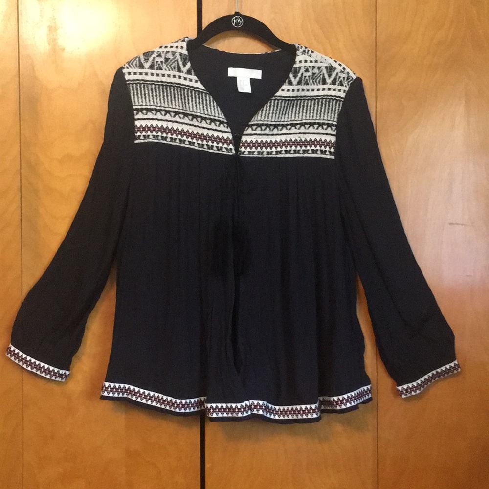 H&M OPEN JACKET/BLOUSE
